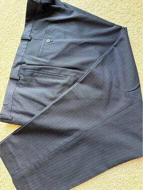 51x28 navy striped dress pants, Pronto Uomo